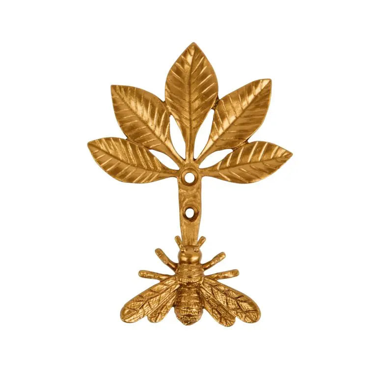 Väggkrok och Gardinomtag Guld